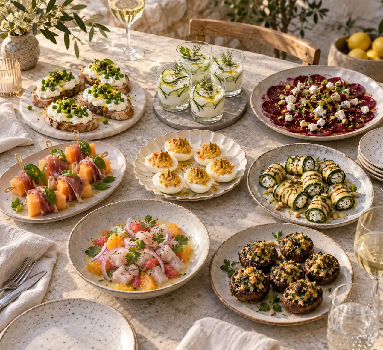 8 entrées simples et originales pour impressionner sans rester en cuisine