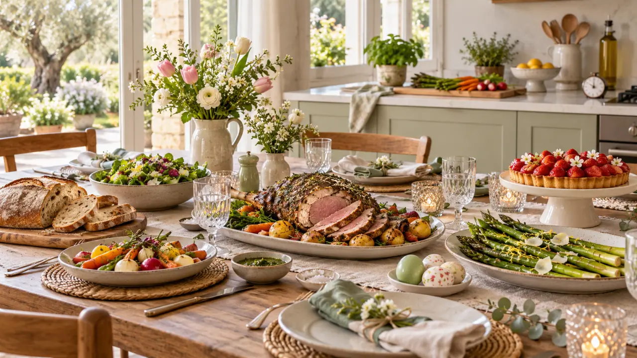 Un repas de Pâques festif se prépare sans passer la journée en cuisine