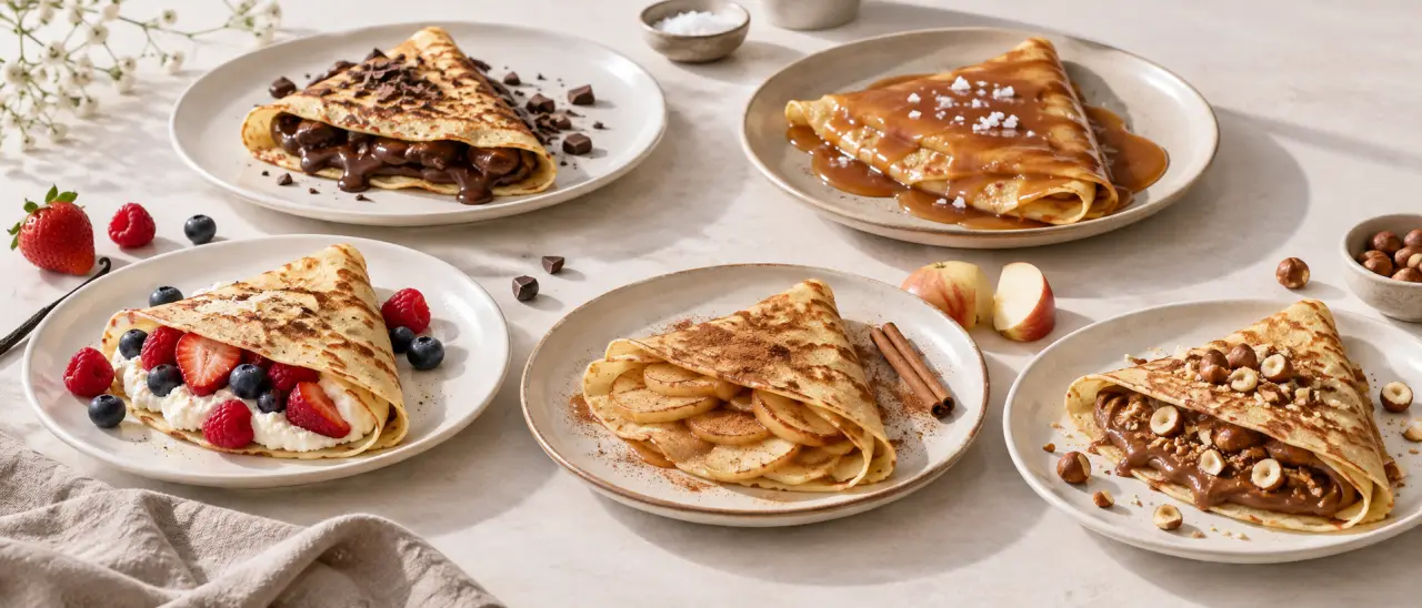 Quelle garniture de crêpe sucrée choisir ? 5 pistes, du fondant au croquant