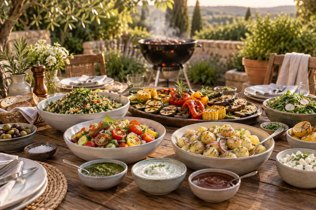 Quel accompagnement avec un barbecue ? Salades fraîches, légumes grillés et sauces express