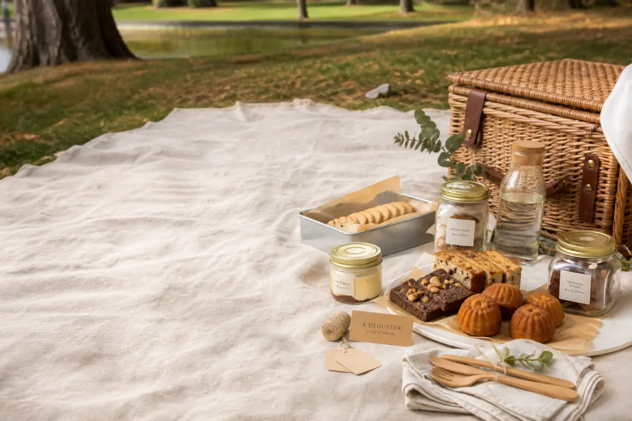 Dessert pic nic : cakes, bocaux ou biscuits, que choisir pour un trajet sans dégâts ?