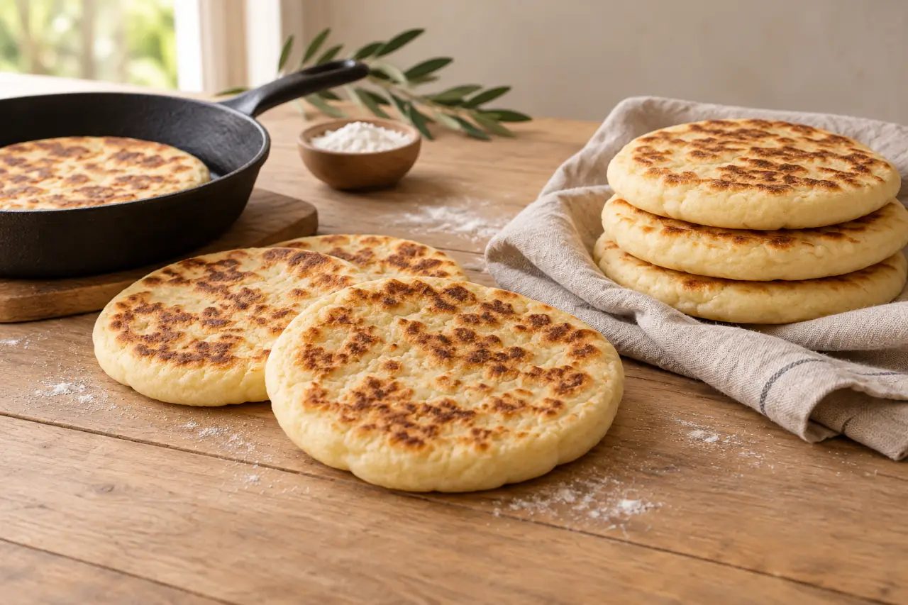 Pain express à la poêle : des galettes moelleuses sans repos ni four