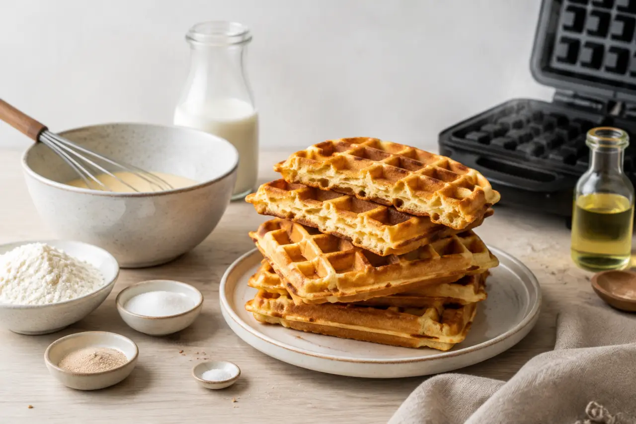 Gaufre vegan croustillante et moelleuse : la base simple, la cuisson juste et les bons ingrédients
